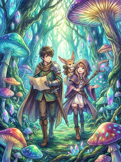 暗网动漫-魔法森林探险记